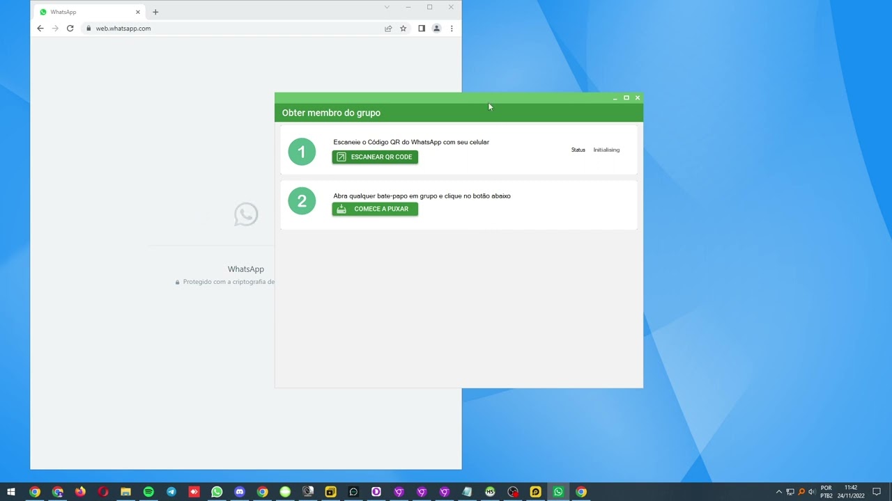4   Extraindo contatos de grupos