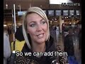 Kate Ryan, just before her departure on European tour