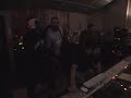 the guys decided to show their real sides while they played scratch tracks and rob recorded drum tracks.