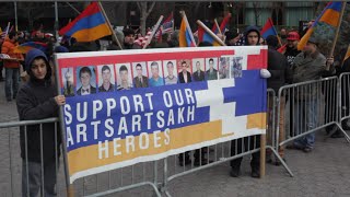 New York Armenians Protest against Azerbaijan’s aggression in Artsakh - Nagorno-Karabakh