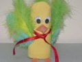 MANUALIDADES:  pajarito  con un tubo (rollo) de papel higienico