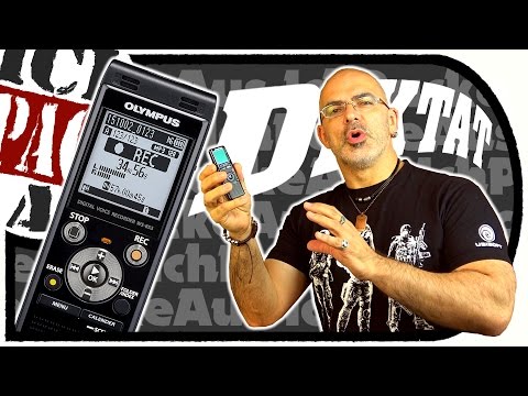 Olympus WS-853 DiGiTAL Voice RECORDER (Diktiergerät) - (Unboxing/Tonaufnahmen)