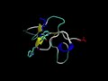 Hevein MD @ 310 K in explicit solvent