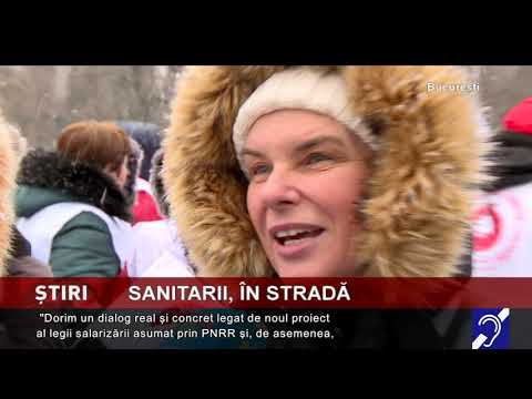 Sanitarii, în stradă