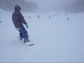 Snowboarding in Takasu Snow Park on Dec. 20, 2009