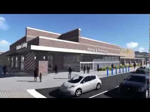 A video showing renderings of a proposed Walmart store in Green Bay's Broadway District. (Courtesy of YouTube). A video showing renderings of a proposed Walmart store in Green Bay's Broadway District. (Courtesy of YouTube).