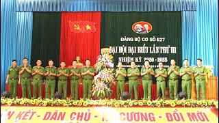 Đảng bộ Trung đoàn cảnh sát cơ động Đông Bắc: Đại hội đại biểu lần thứ III, nhiệm kỳ 2020-2025