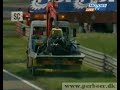 Stephane Ortelli crashing at Monza