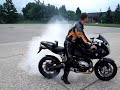 BMW R1200S burnout