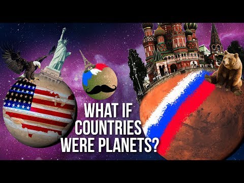 What If Countries Were PLANETS?