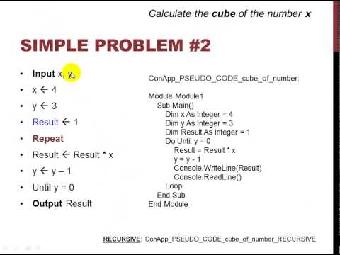how to write pseudocode
