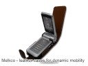 Melkco Tasche Leder Etui cuir ~Nokia N93i Flip Type (Brown)