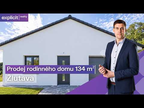 Video Prodej rodinného domu 134 m², pozemek 704 m² - Žlutava