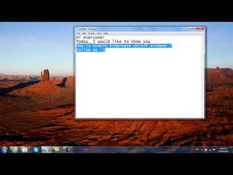 how to enable hibernate in windows 7