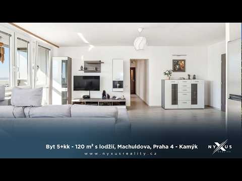 Video Prodej bytu 5+kk - 120 m² + lodžie 7 m², Machuldova, Praha 4, Kamýk