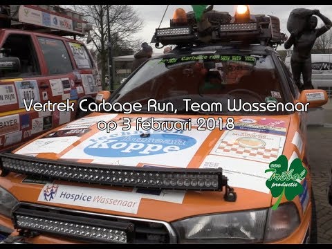 Laatste nieuws uit Leidschendam-Voorburg - Vertrek Carbage Run, team Wassenaar