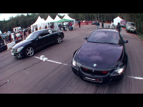 video auto Mercedes CL63 AMG vs BMW M6