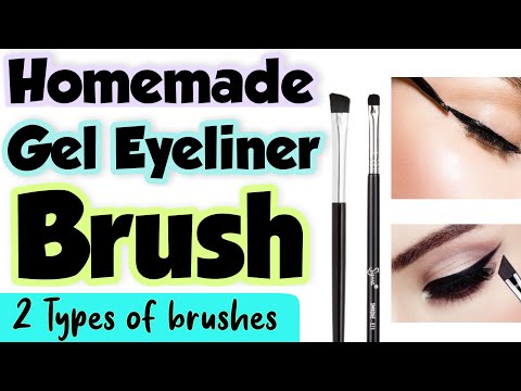 video-linktoworks-How to make gel eyeliner brush at home | DIY homemade...