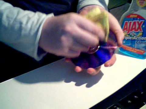 how to get rid of scratches on a cd with a banana