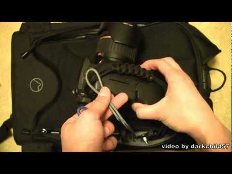 how to attach canon eos neck strap