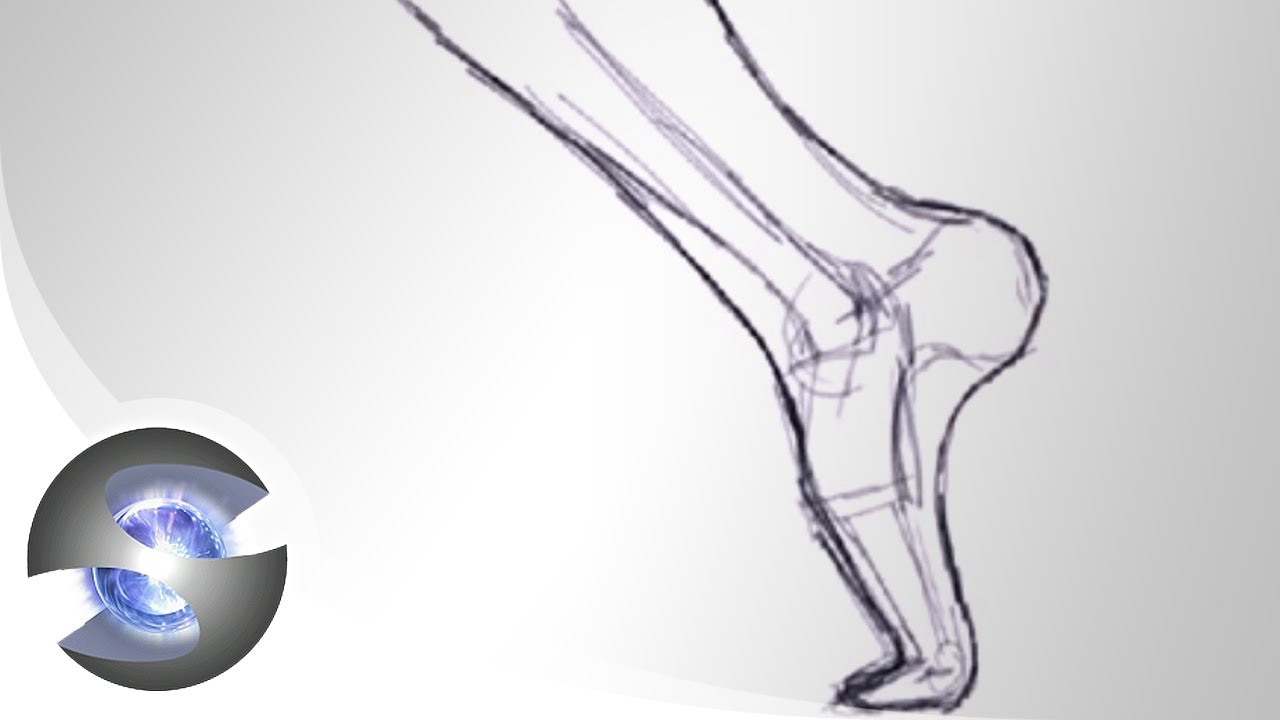 foot drawing tutorial