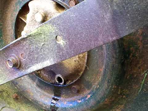 how to drain craftsman lawn mower oil