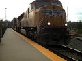 Union Pacific Z-train On AmTrack Siding