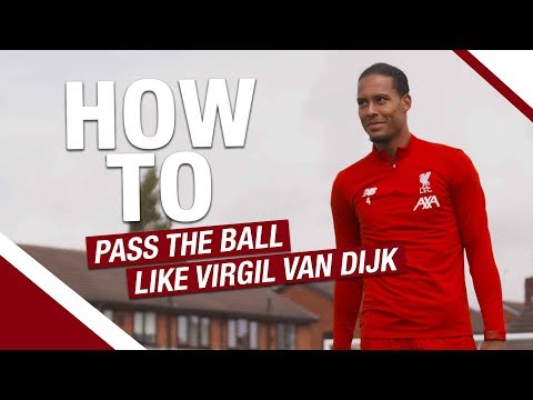 Video: How to... pass the ball like Virgil van Dijk | Lessons from the LFC International Academy