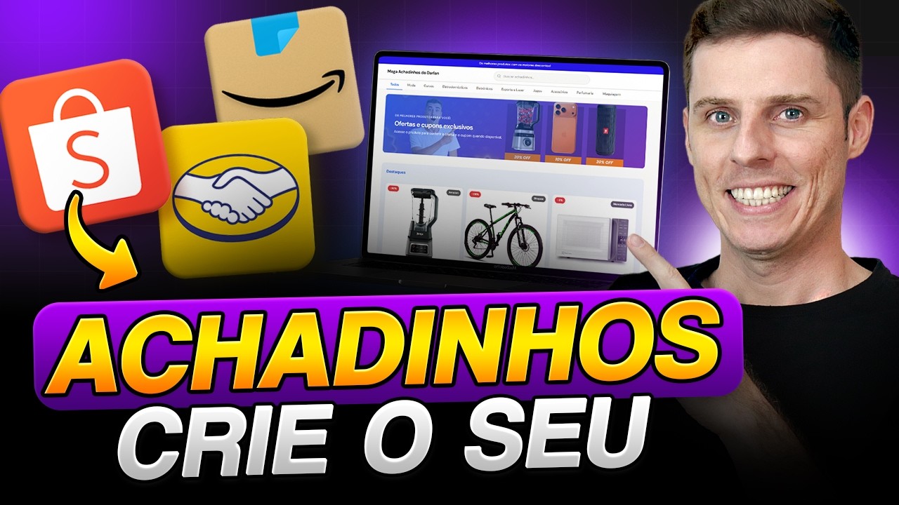 Crie seu Site de Achadinhos e Ganhe Comissões como Afiliado