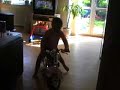 Alexander p� sin nye motorcykel