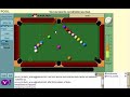 3 cue banks + english / 3 bandes avec la blanche + l\