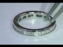 default YouTube   Baguette Diamond Platinum Eternity Wedding Band WB15