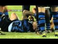Patrick Vieira Red Card Elbow on Marco Materazzi Manchester City v Inter Milan 31st July 2010