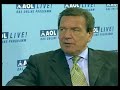 Kanzler Schr�der: Flatrate ist eine gute Sache (2001)