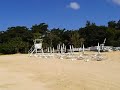 The view from the Manza beach.