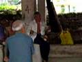 Old people dancing in Puyi