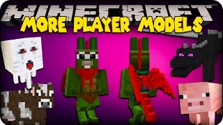 EN Minecraft mods: More Player Models 2 Mod Showcase 
