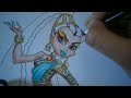 Monster High Speed Drawing Nefera De Nile HD