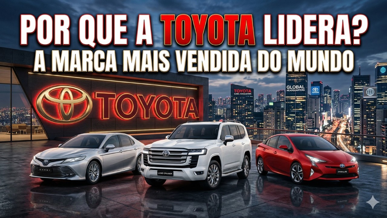 Por Que a Toyota é a Marca de Carro mais VENDIDA do Mundo?