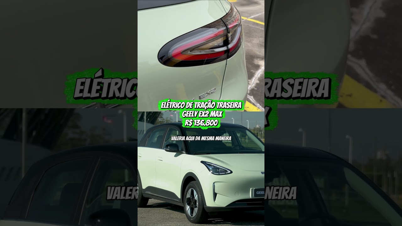 Tração Traseira num hatch elétrico? 🛑🚗 Raio-X da traseira do Geely EX2!