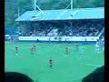 jamie stevenson scoring a penalty v clyde for greenock morton.