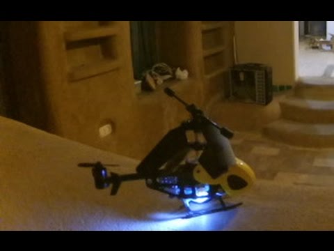 QS5013 micro helicopter flight time test