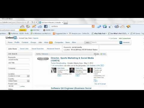 how to use linkedin to find a job
