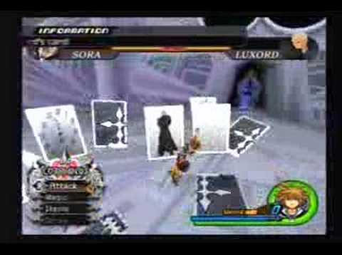 Kingdom Hearts II - Triple Luxord (Impossible)