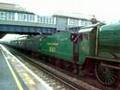 850 Lord Nelson departs Clapham Junction