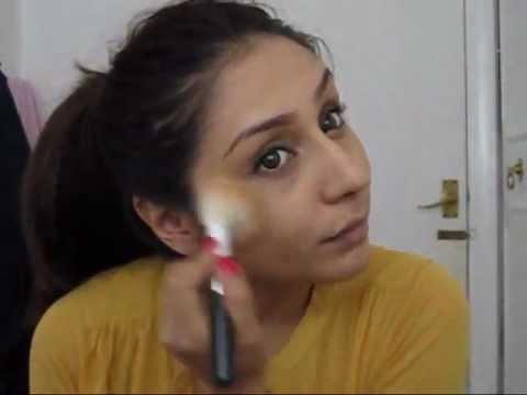 how to apply tv paint stick on face