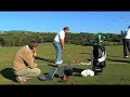 Graeme McDowell working with TrackMan