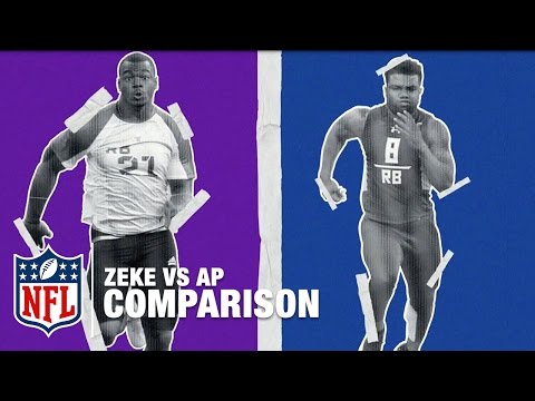 Video: Is Ezekiel Elliott Adrian Peterson 2.0? Zeke & AP Comparison | NFL NOW