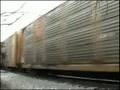 Big CSX Auto Train Going to Baltimore