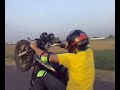 my worst crash ever!! me unhurt bike fukd up !!!
